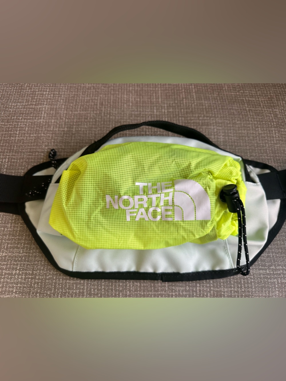 The North Face Bozer Hip Pack III-L NF0A52RW Neon Green Gray Waist Fanny Bag